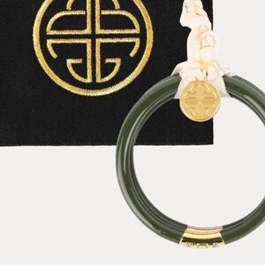 BUDHAGIRL THREE KING Jade bangle set.